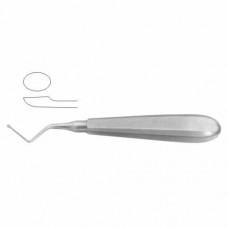 Kerpel Bone Curette Oval - Left Stainless Steel, 14.5 cm - 5 3/4"